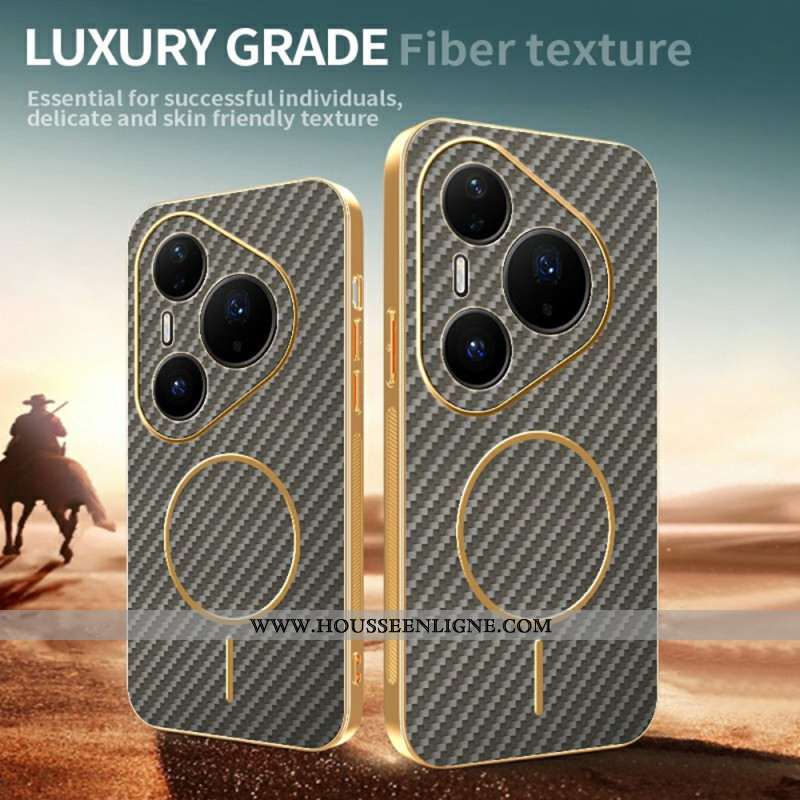 Coque Huawei Pura 80 Pro Texture Fibre de Carbone