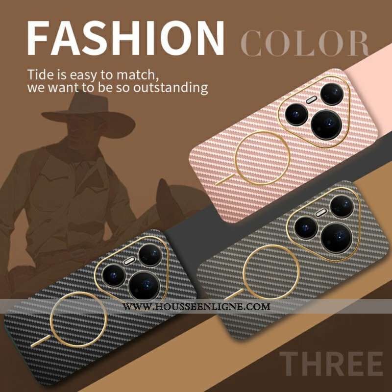 Coque Huawei Pura 80 Pro Texture Fibre de Carbone