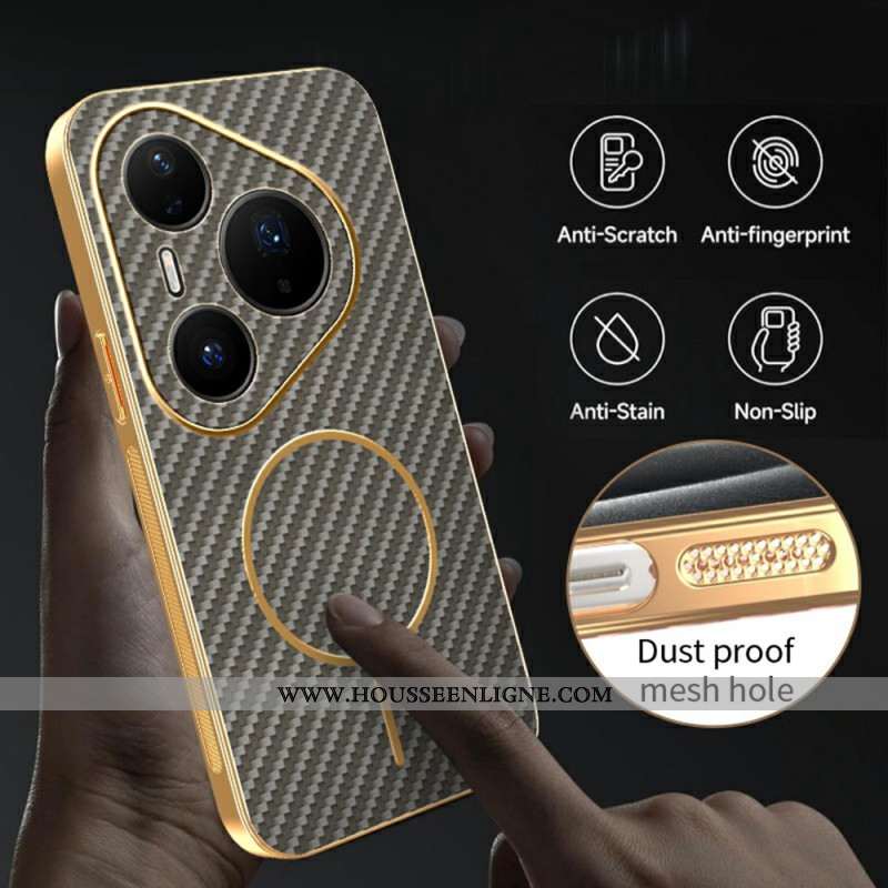 Coque Huawei Pura 80 Pro Texture Fibre de Carbone