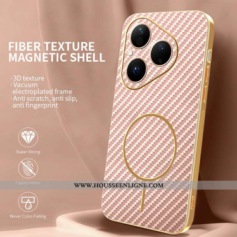 Coque Huawei Pura 80 Texture Fibre de Carbone