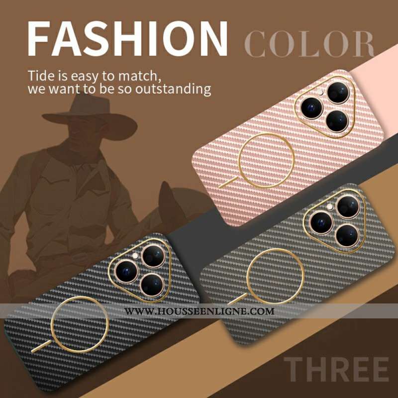 Coque Huawei Pura 80 Texture Fibre de Carbone