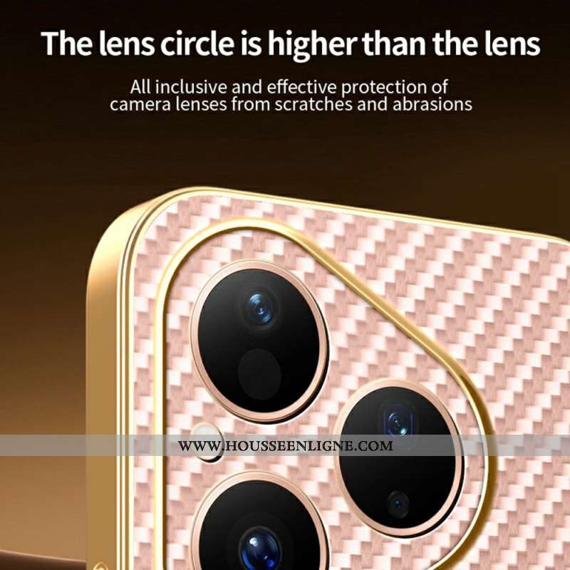 Coque Huawei Pura 80 Texture Fibre de Carbone