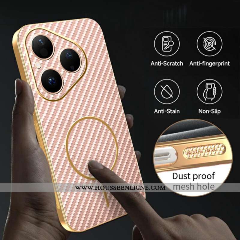 Coque Huawei Pura 80 Texture Fibre de Carbone