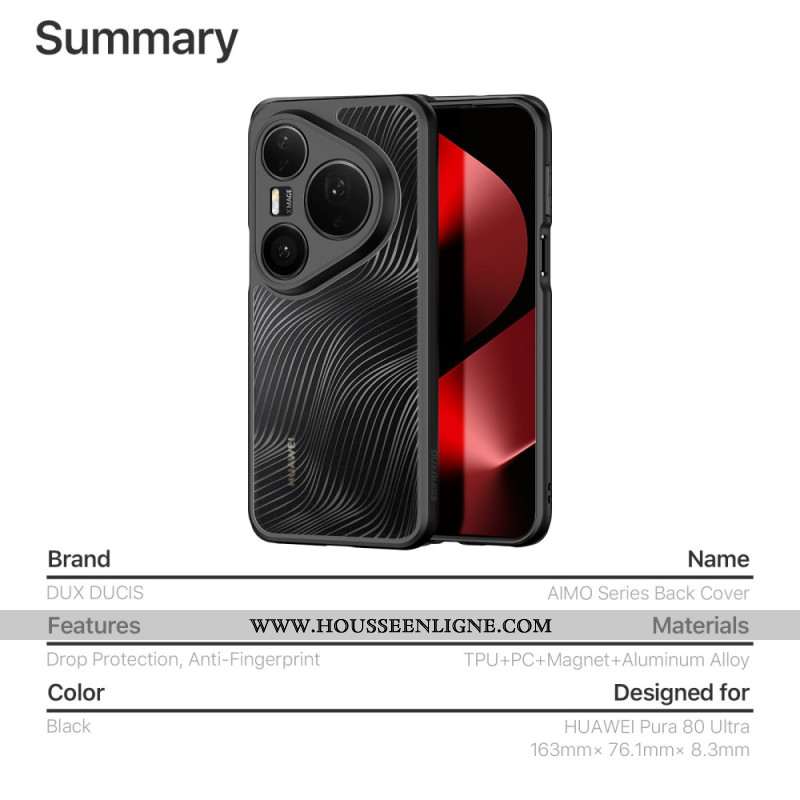 Coque Huawei Pura 80 Ultra Aimo Series DUX DUCIS