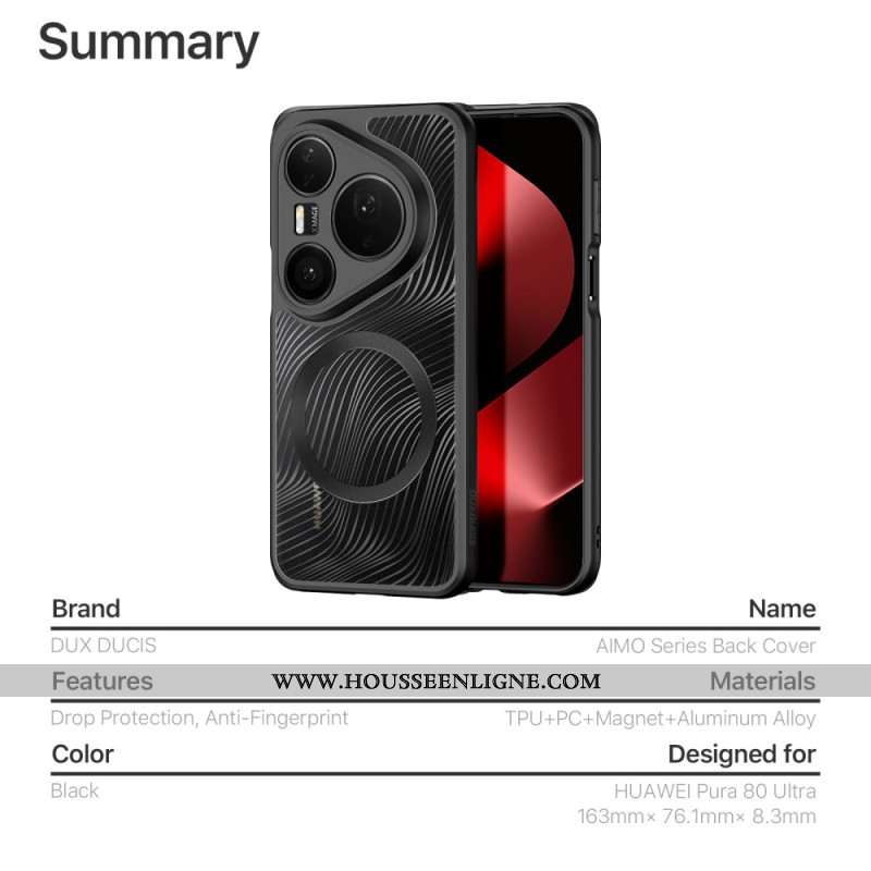 Coque Huawei Pura 80 Ultra MagSafe Aimo Series DUX DUCIS