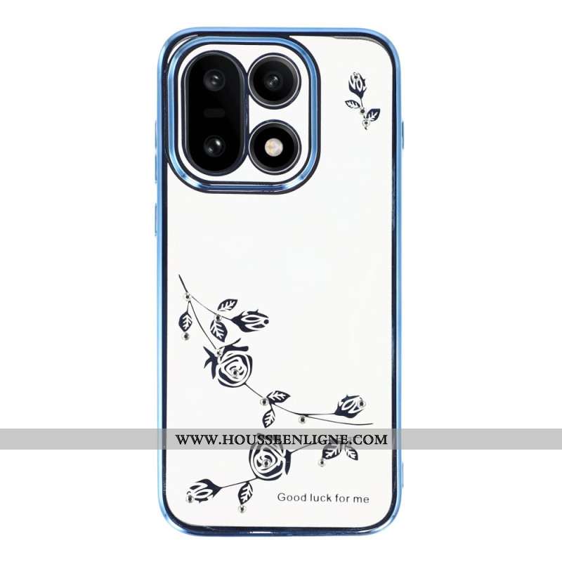 Coque KADEM pour OnePlus 15 Fleurs et Strass KADEM
