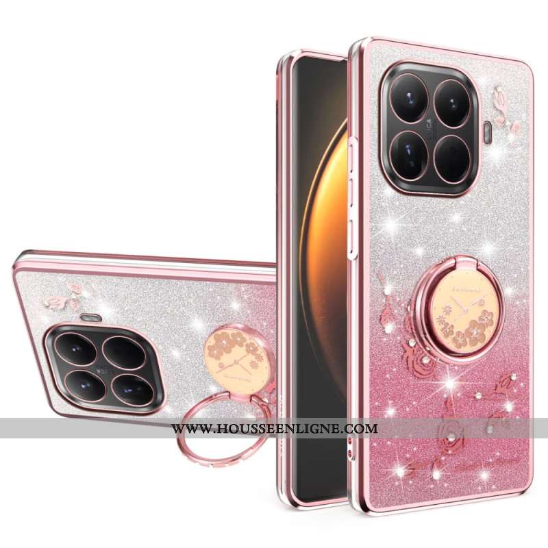 Coque KADEM pour Xiaomi 15T Pro Anneau-Support Strass KADEM