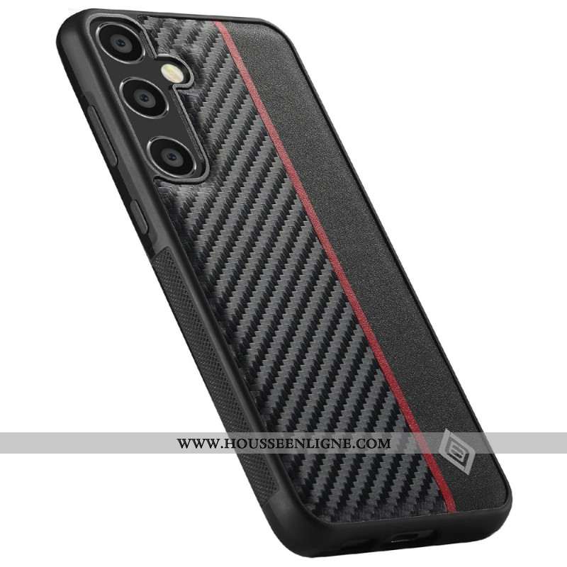 Coque LC.IMEEKE pour Samsung Galaxy S26 Fibre de Carbone LC.IMEEKE