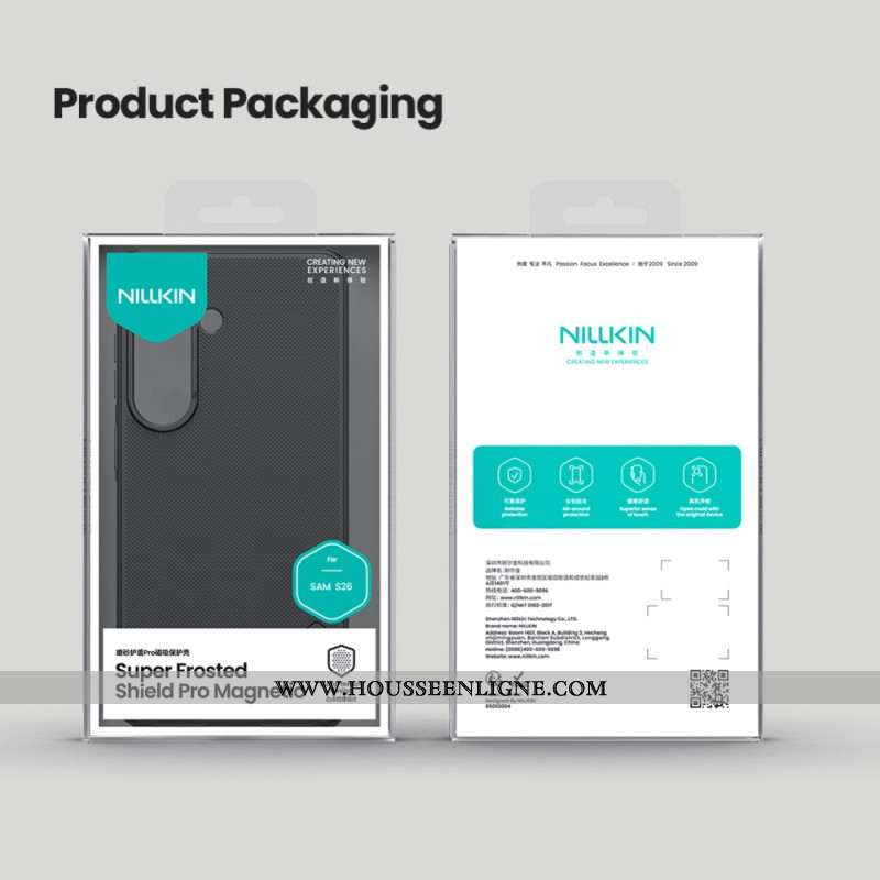 Coque Magnétique NILLKIN Super Frosted Shield Pro pour Samsung Galaxy S26 / S26 Pro