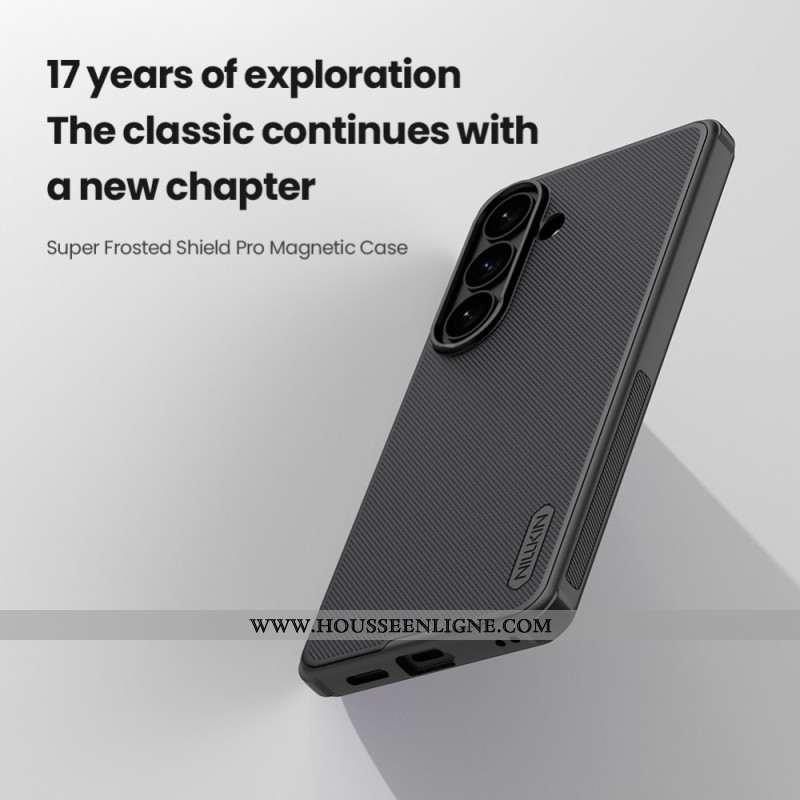 Coque Magnétique NILLKIN Super Frosted Shield Pro pour Samsung Galaxy S26 / S26 Pro