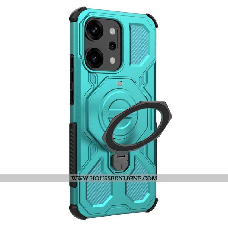 Coque Magnétique pour Oppo Reno 14 Pro 5G Magnétique Ultra Résistante avec Anneau-Support