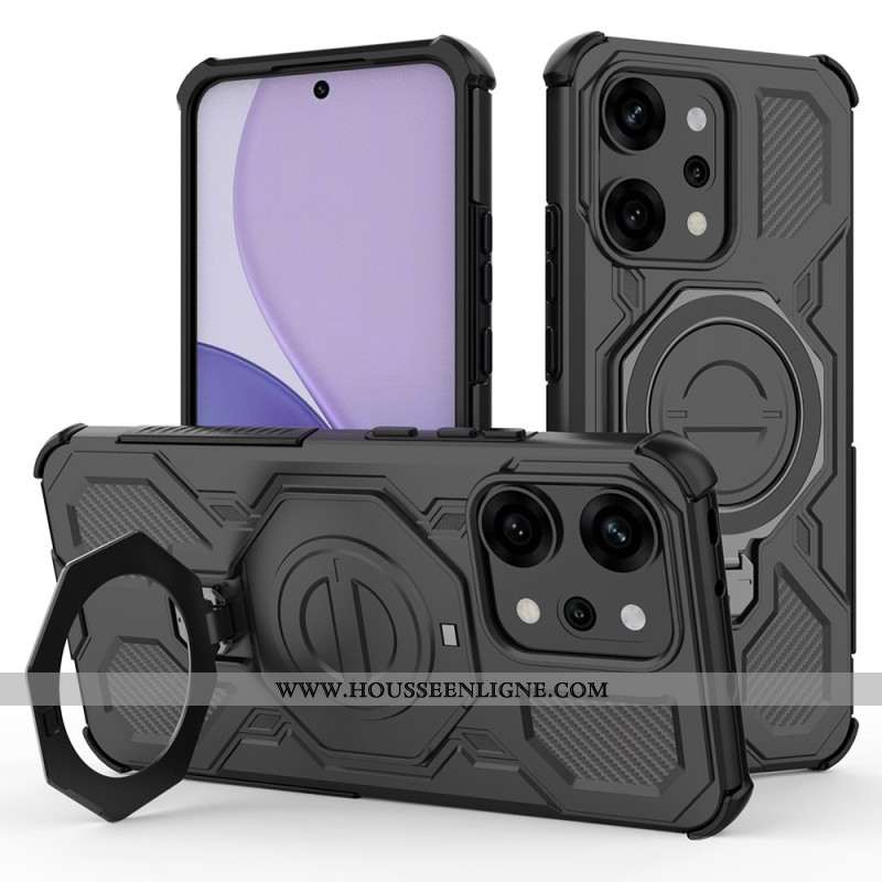 Coque Magnétique pour Oppo Reno 14 Pro 5G Magnétique Ultra Résistante avec Anneau-Support