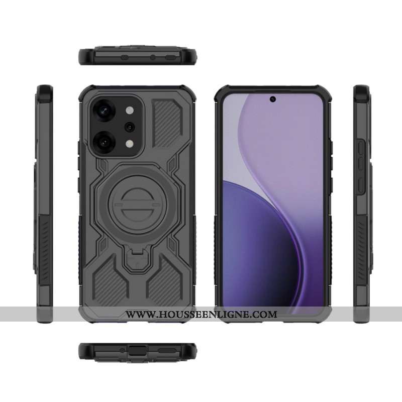Coque Magnétique pour Oppo Reno 14 Pro 5G Magnétique Ultra Résistante avec Anneau-Support