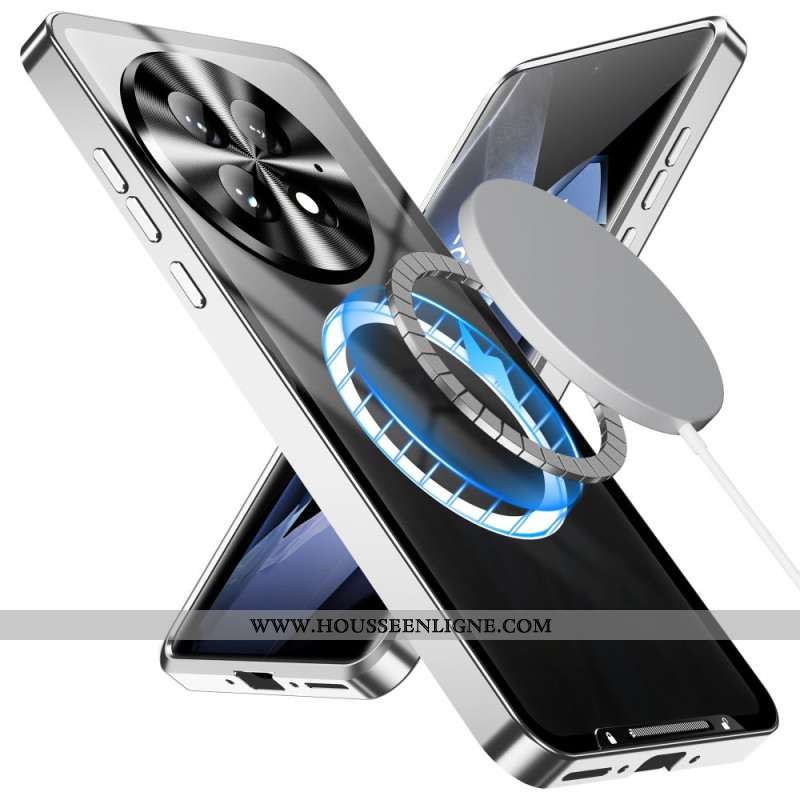 Coque OnePlus 13 Compatible MagSafe avec Cadre Métallique