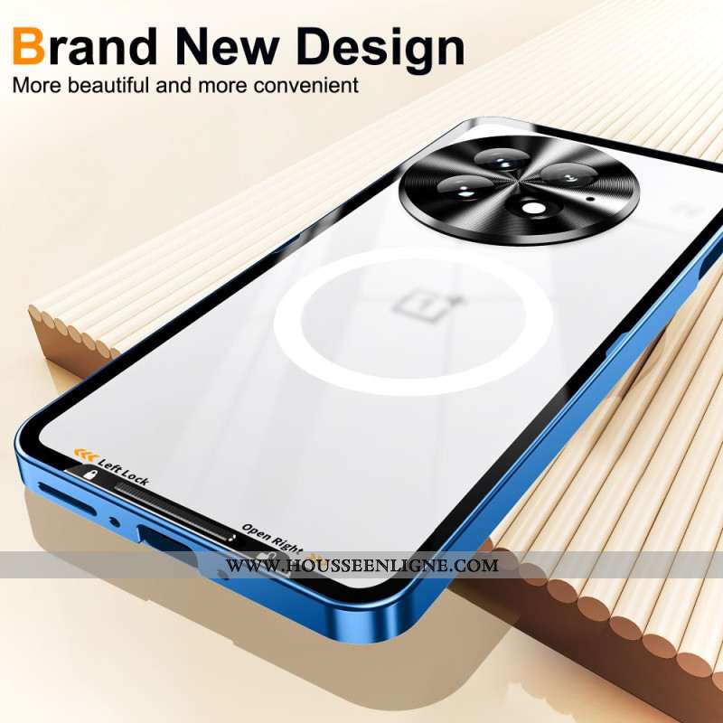 Coque OnePlus 13 Compatible MagSafe avec Cadre Métallique