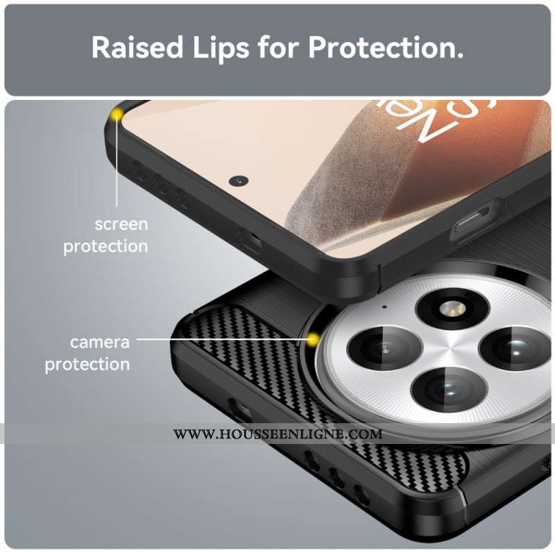 Coque OnePlus 13 Fibre Carbone Brossée