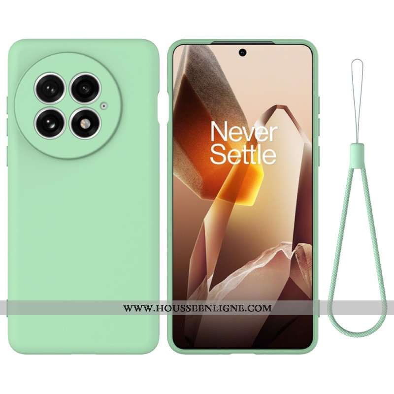 Coque OnePlus 13 Silicone LIquide à Lanière