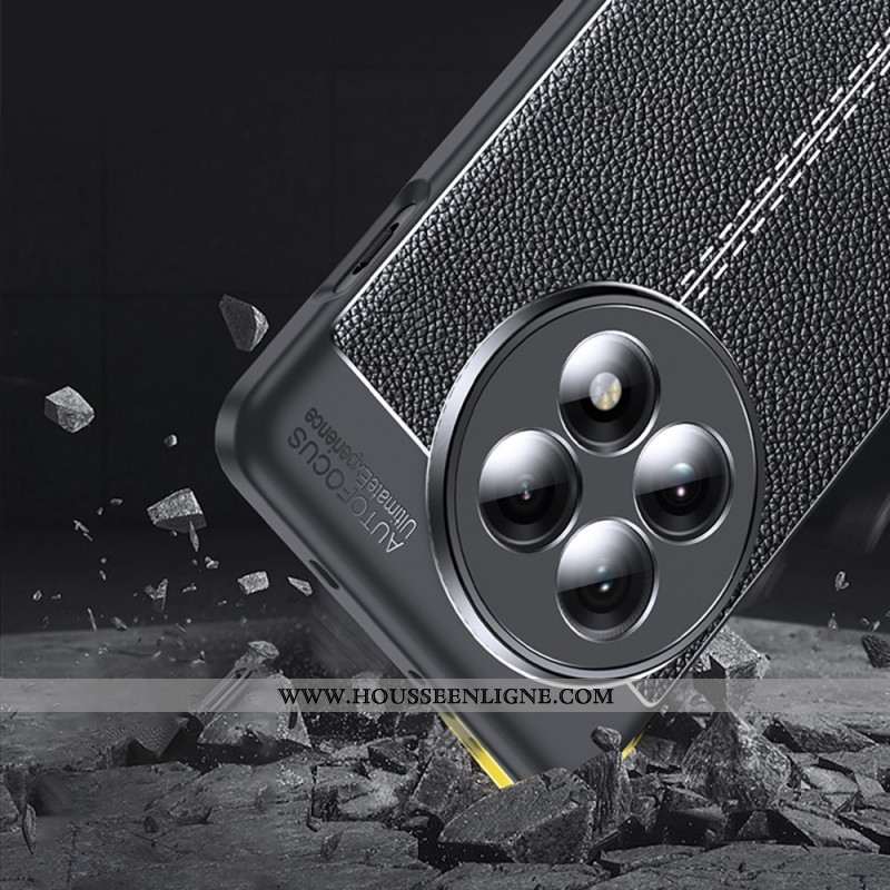 Coque OnePlus 13 Texture Litchi Flexible