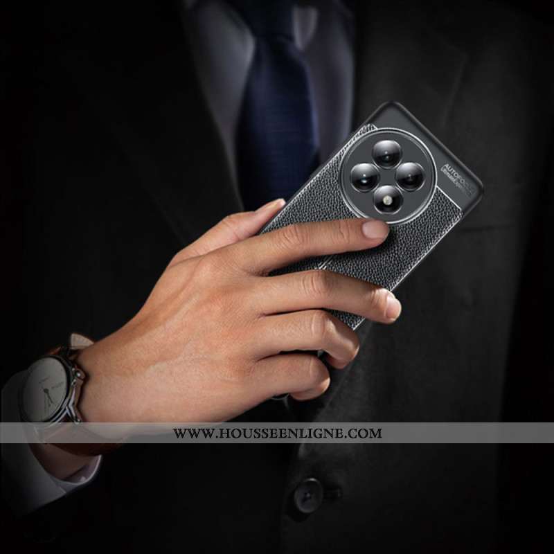 Coque OnePlus 13 Texture Litchi Flexible