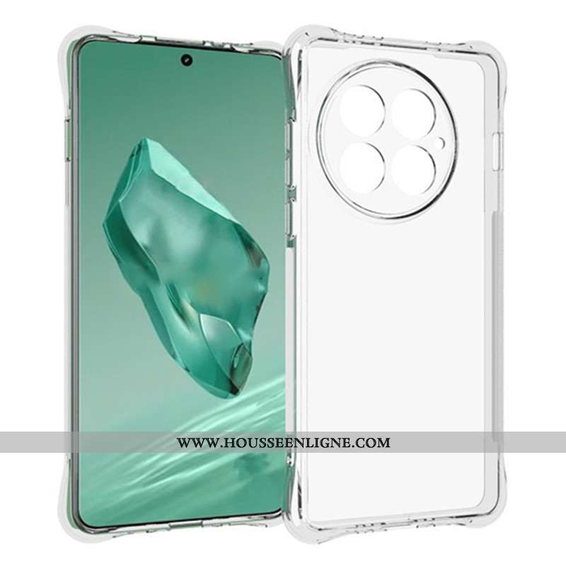 Coque OnePlus 13 Transparente Renforcée avec Protection Écran en Verre Trempé