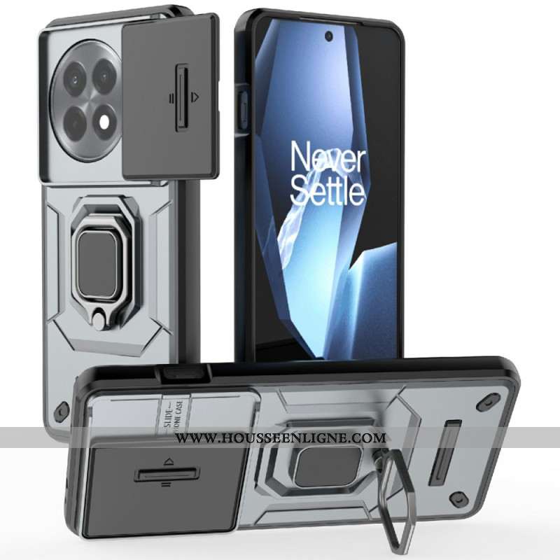 Coque OnePlus 13R Ring Résistante avec Protecteur Caméra