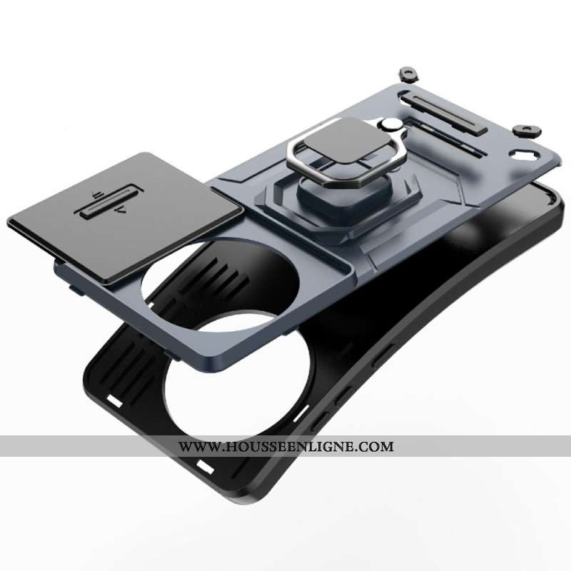 Coque OnePlus 13R Ring Résistante avec Protecteur Caméra