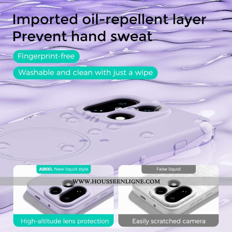Coque OnePlus 15 5G MagSafe Silicone Liquide ABEEL