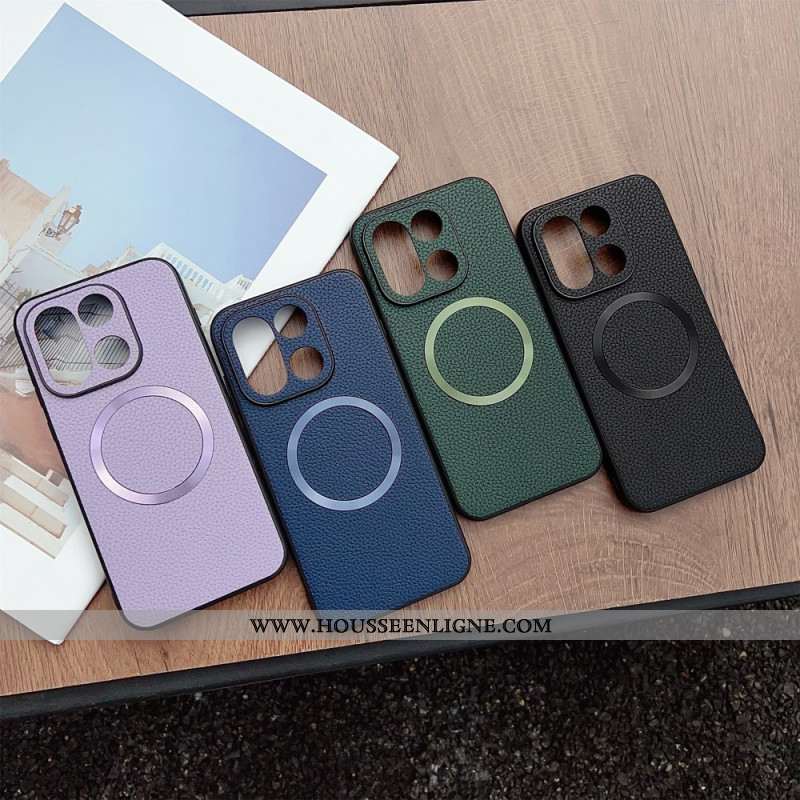 Coque OnePlus 15 5G MagSafe Texture Litchi