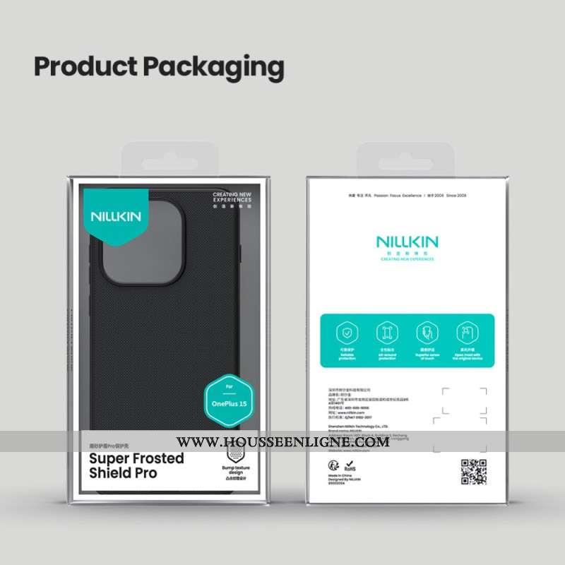 Coque OnePlus 15 Frosted Shield Pro NILLKIN