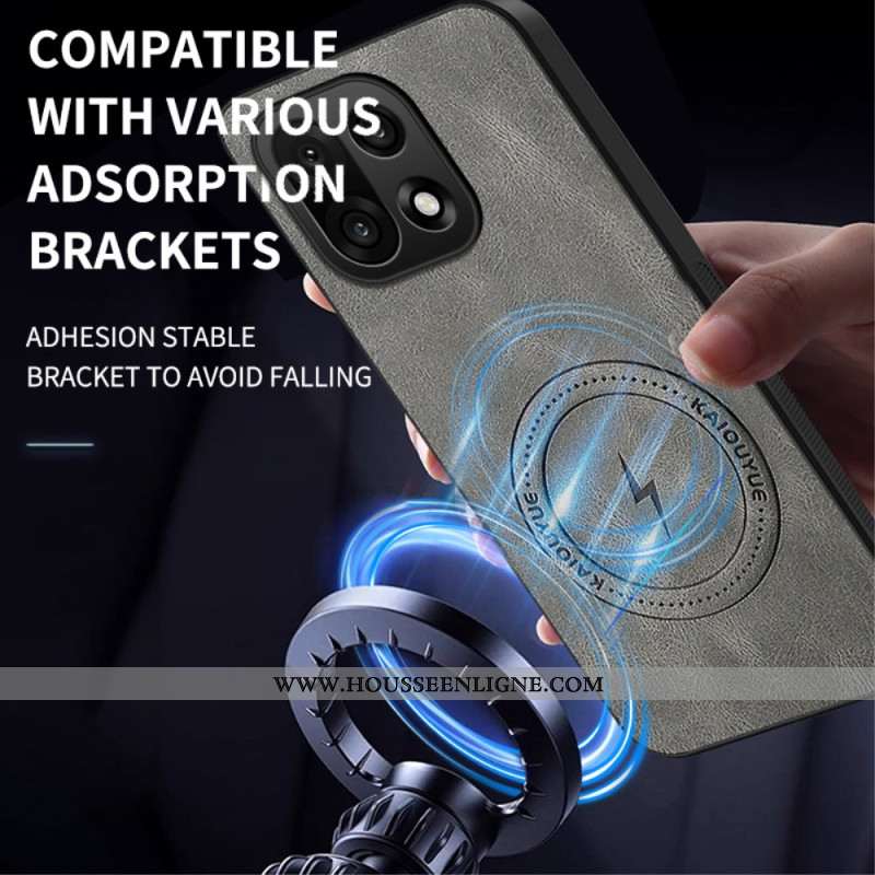 Coque OnePlus 15 MagSafe Effet Cuir