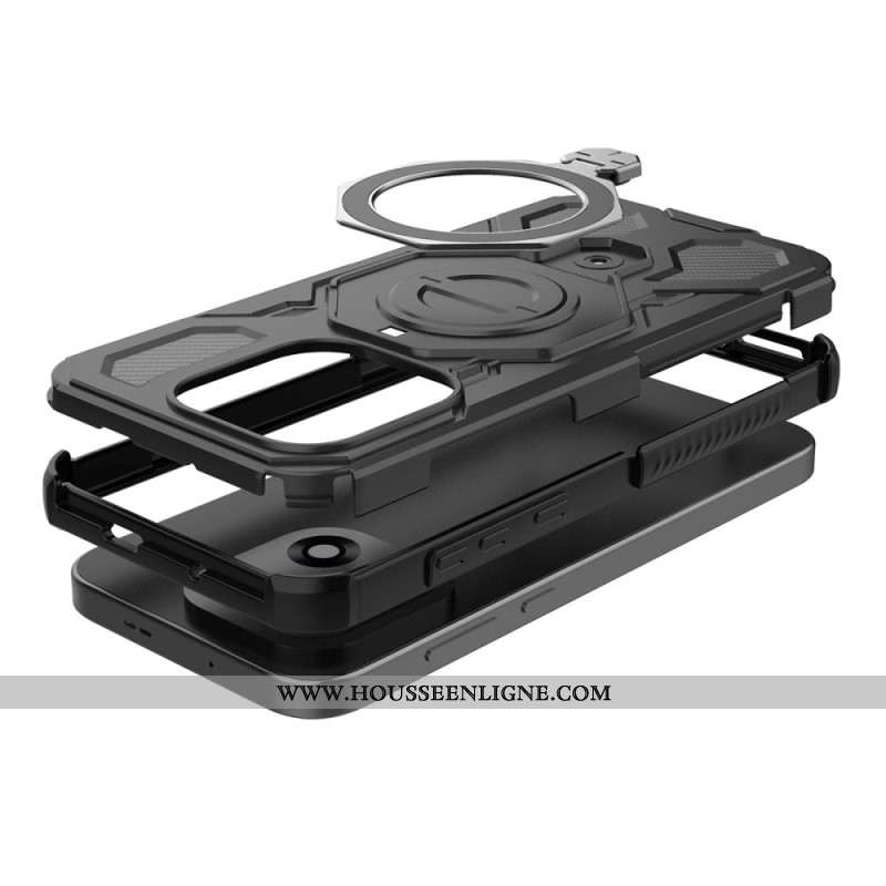 Coque OnePlus 15 Magnétique Support Rotatif en Métal