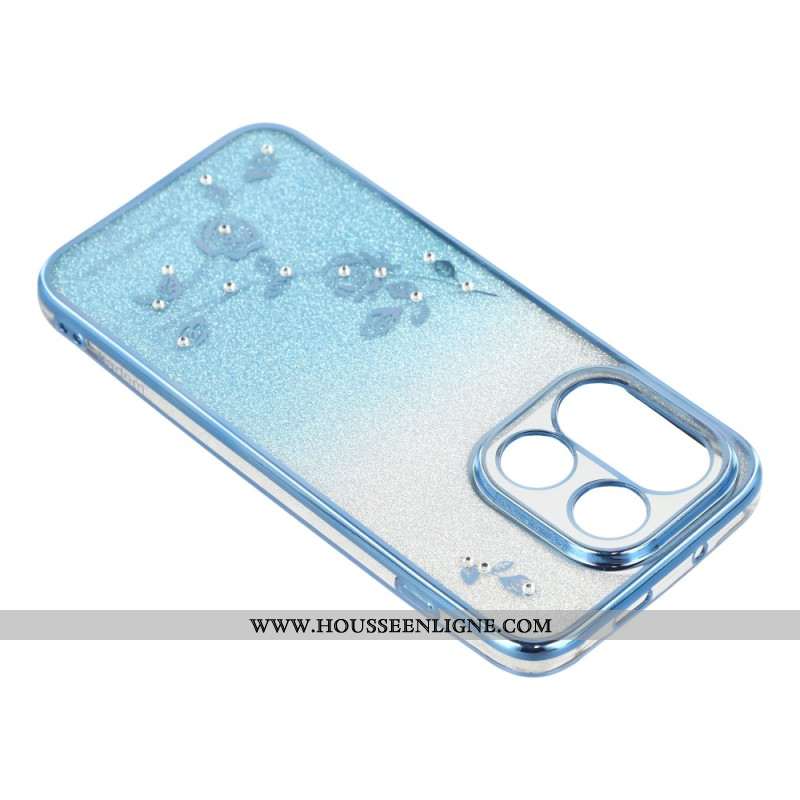 Coque OnePlus 15 Motif Floral avec Cordons