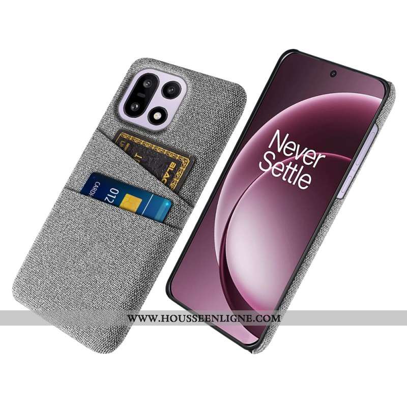 Coque OnePlus 15 Porte-Cartes Tissu