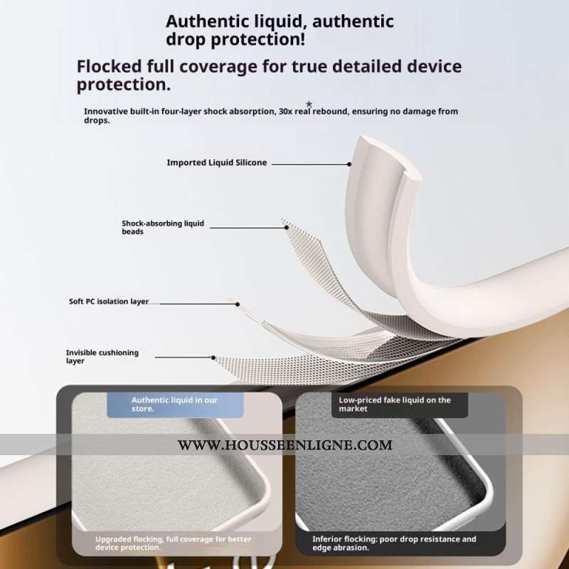 Coque OnePlus 15 Silicone Liquide