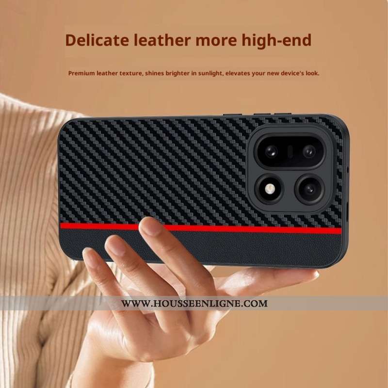 Coque OnePlus 15 Texture Fibre de Carbone
