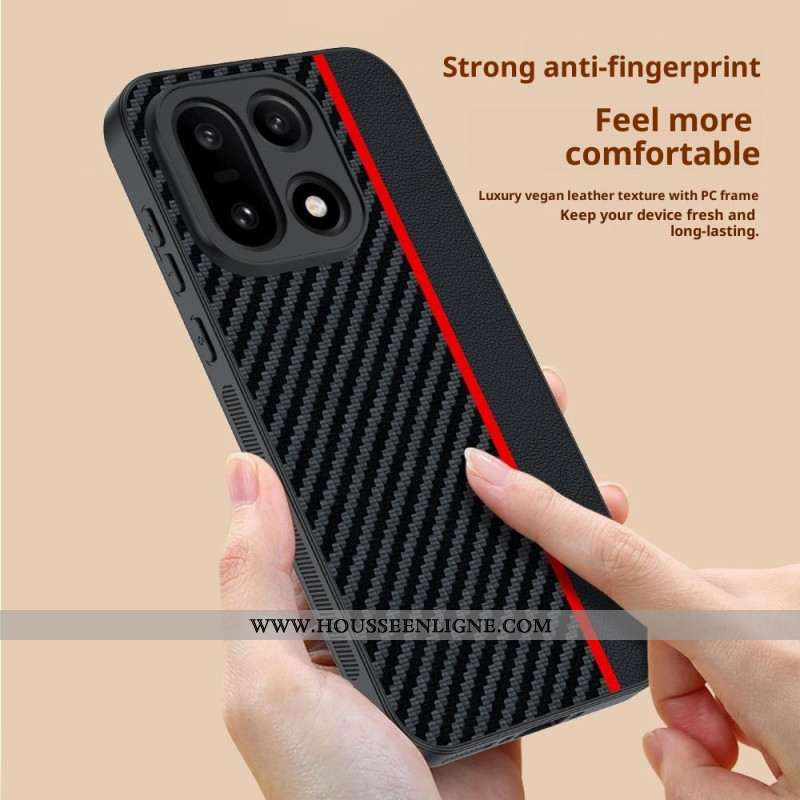 Coque OnePlus 15 Texture Fibre de Carbone