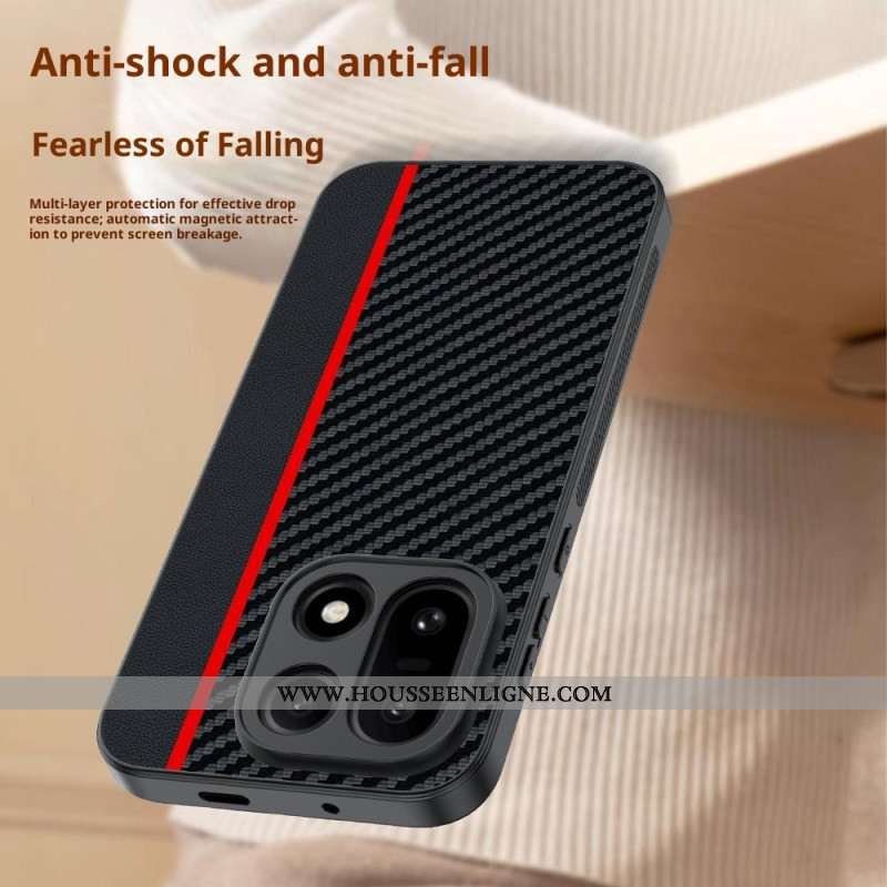 Coque OnePlus 15 Texture Fibre de Carbone