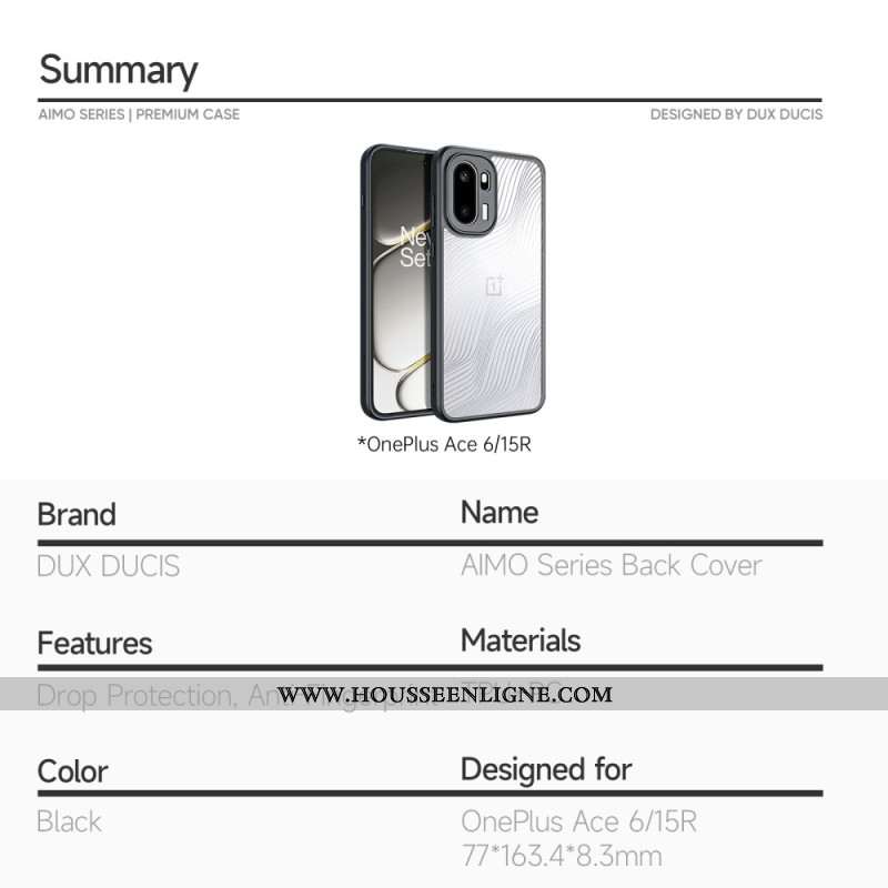 Coque OnePlus 15R Aimo Series DUX DUCIS