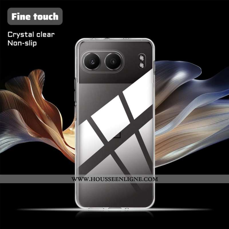 Coque OnePlus Nord 4, Coque Transparente et Protecteur Écran