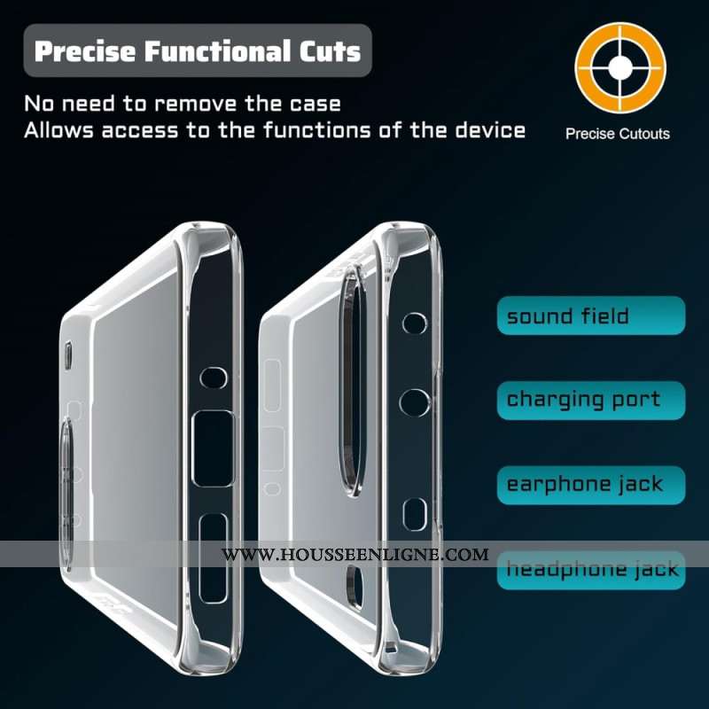 Coque OnePlus Nord 4, Coque Transparente et Protecteur Écran