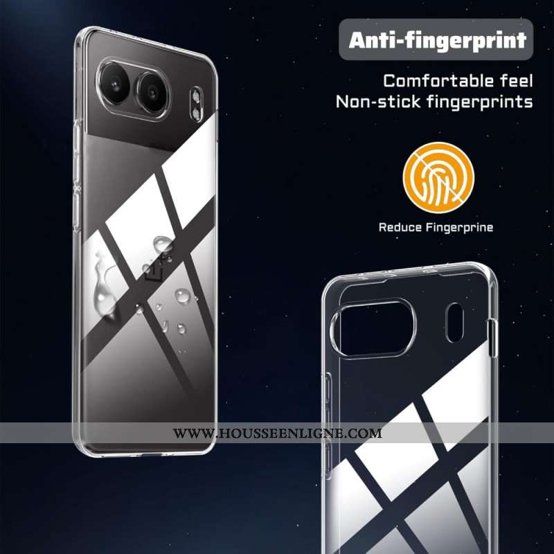 Coque OnePlus Nord 4, Coque Transparente et Protecteur Écran