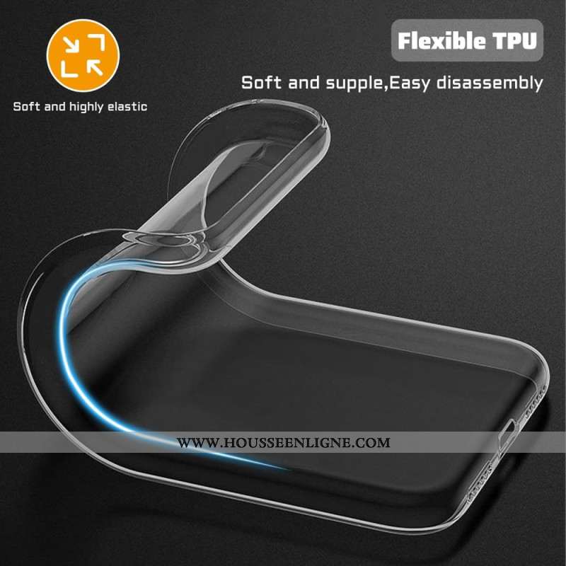 Coque OnePlus Nord 4, Coque Transparente et Protecteur Écran