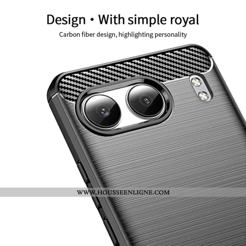 Coque OnePlus Nord 4 Fibre Carbone Brossée