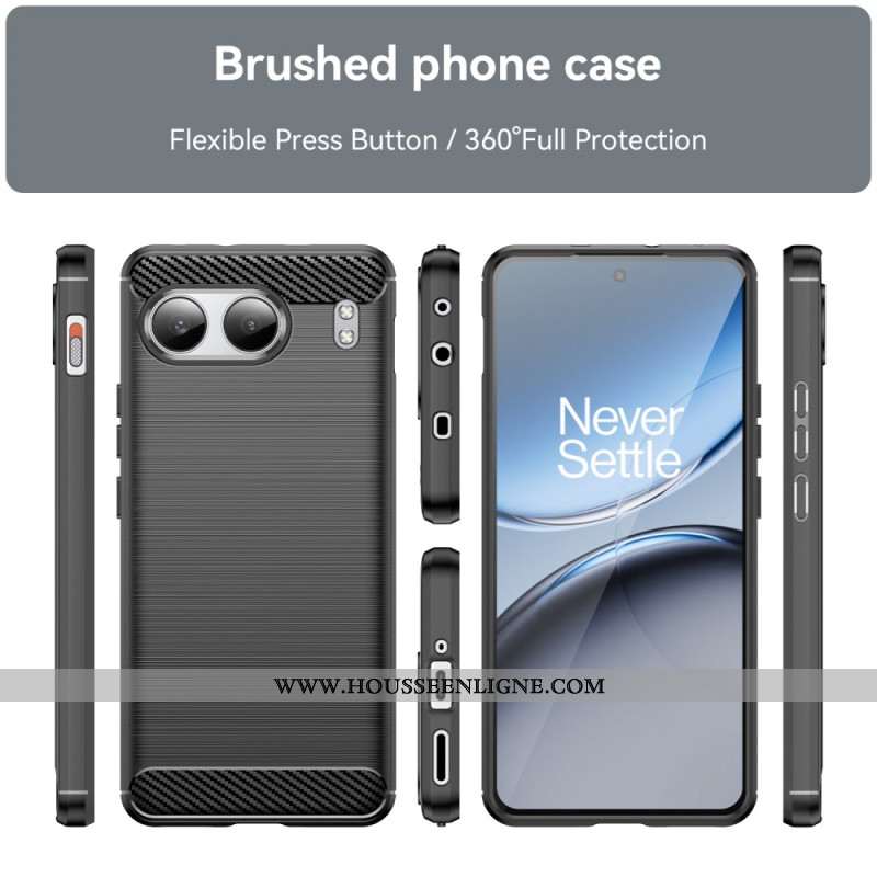 Coque OnePlus Nord 4 Fibre Carbone Brossée