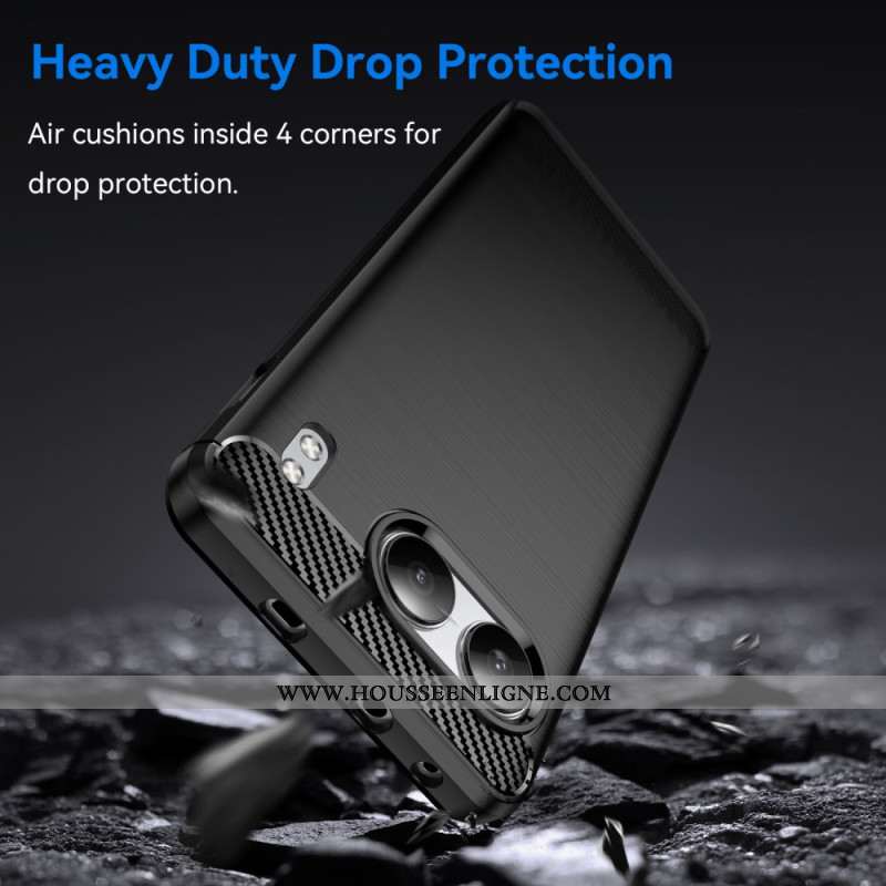 Coque OnePlus Nord 4 Fibre Carbone Brossée