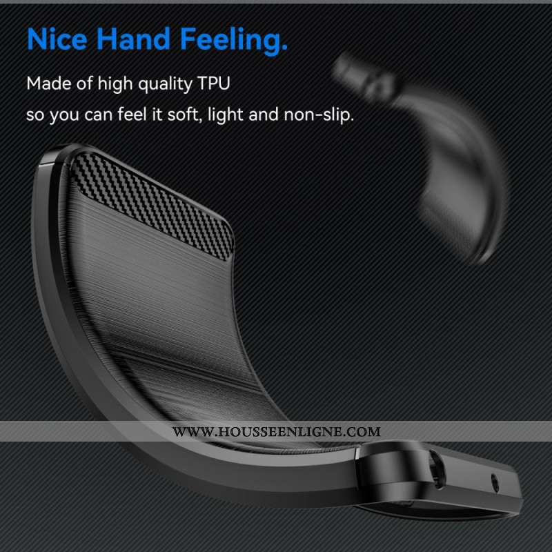 Coque OnePlus Nord 4 Fibre Carbone Brossée