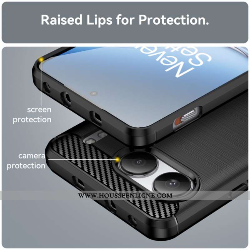 Coque OnePlus Nord 4 Fibre Carbone Brossée