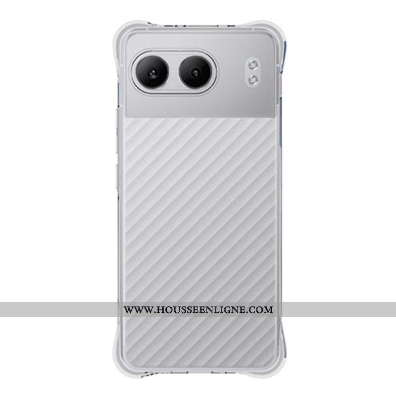 Coque OnePlus Nord 4 Transparente Renforcée avec Protection Écran en Verre Trempé