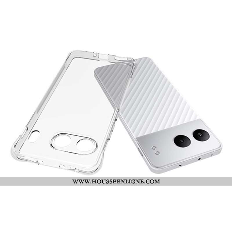 Coque OnePlus Nord 4 Transparente Renforcée avec Protection Écran en Verre Trempé