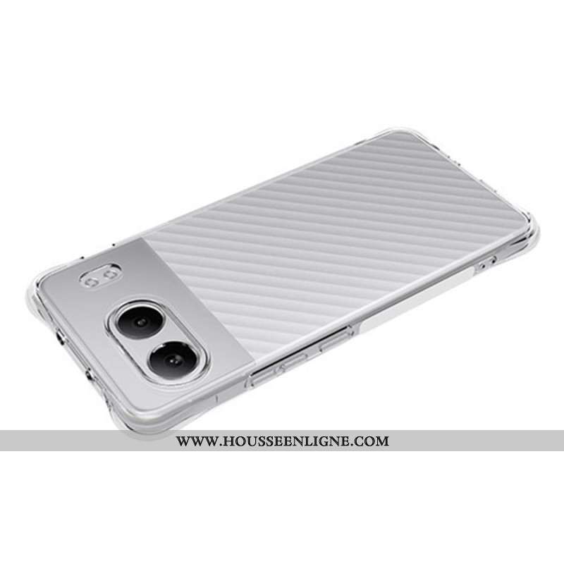 Coque OnePlus Nord 4 Transparente Renforcée avec Protection Écran en Verre Trempé